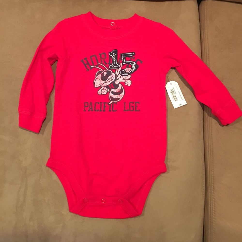 Arizona Jeans 18M Cabaret Red Hornets Bodysuit!